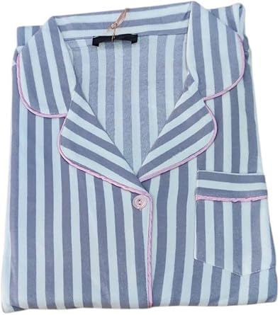 Call Womens Winter Suede Long Sleeve Front Buttoned Pajama Set