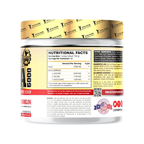 Image of Dexter Jackson BCAA | Perfect for Training & Support Recovery | Watermelon Flavor | 60 Servings, 463g - Essential Amino Acids for Optimal Performance
