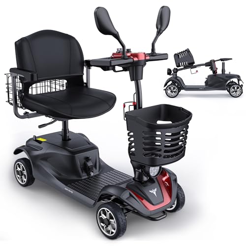 ENGWE 4-Wheel Folding Mobility Scooter 250W Red