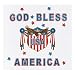 God Bless America Garage Door Magnets
