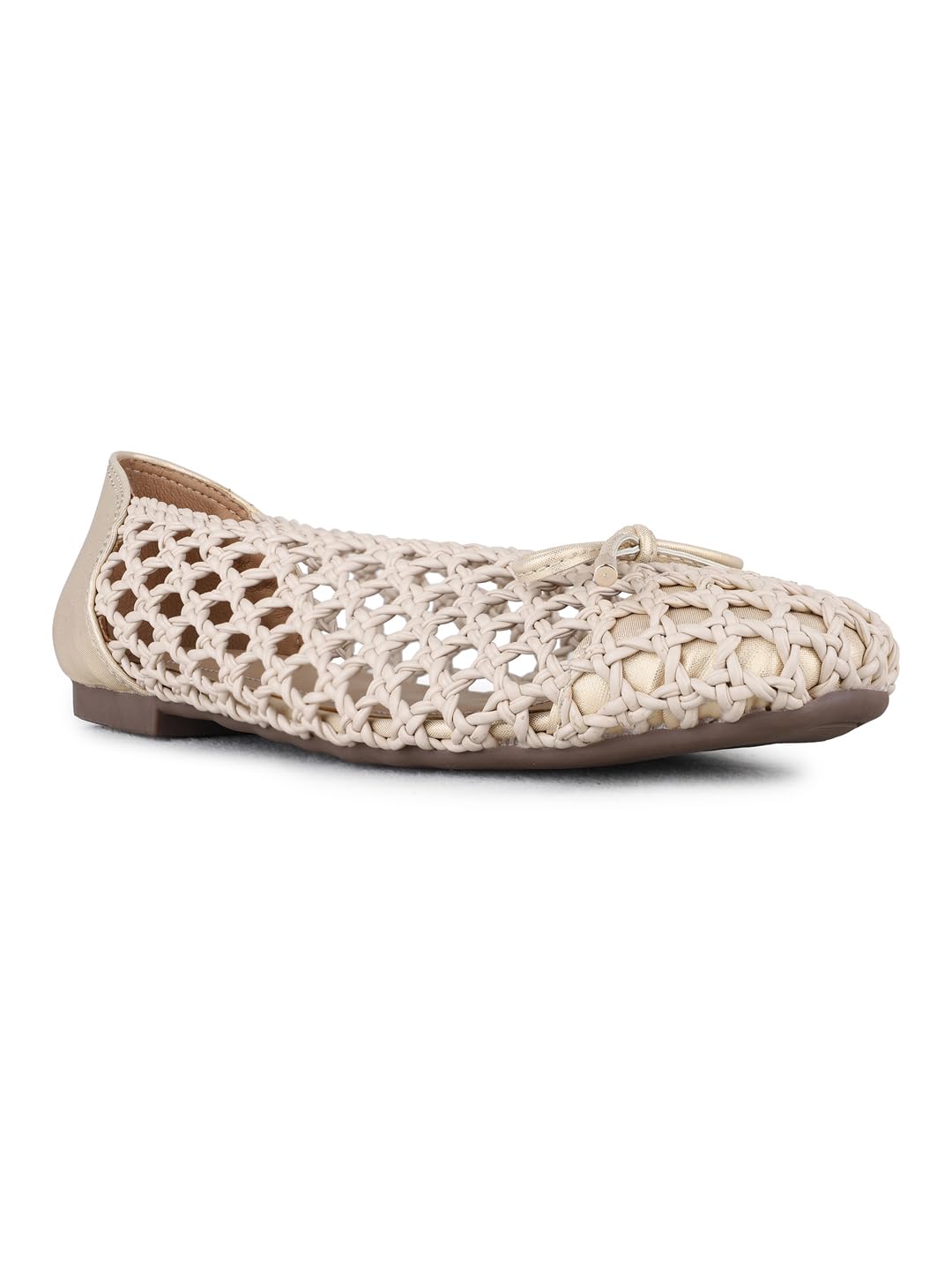 inc.5 Womens Beige Casual Embellished Round Toe Ballerinas-picture-33