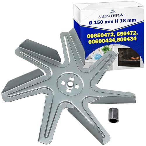 Imagen de Rodete del Ventilador para Horno Ø150x18 mml 00650472 00600434 para Bosch