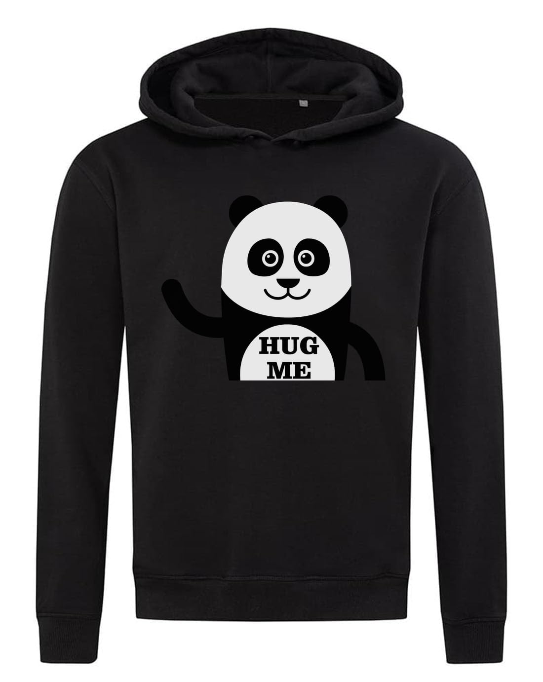 Sweat à capuche panda noir : l'idée cadeau idéale et douce - 3