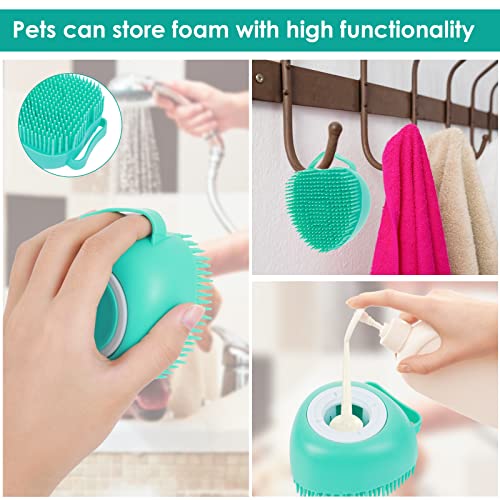 Molain Spazzola da bagno per cani e gatti Pettine