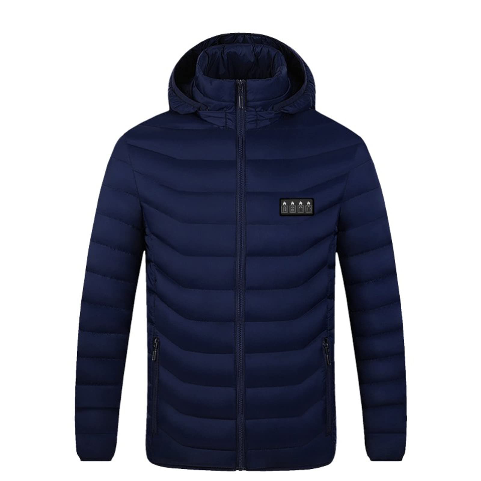 Giacca riscaldata Giacca riscaldata 19 Zone di Riscaldamento Giacca riscaldata elettrica da Uomo Giacca Impermeabile Antivento elettrica con 3 Temperature