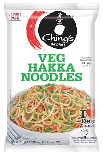 Ching's Veg Hakka Noodles 560gm