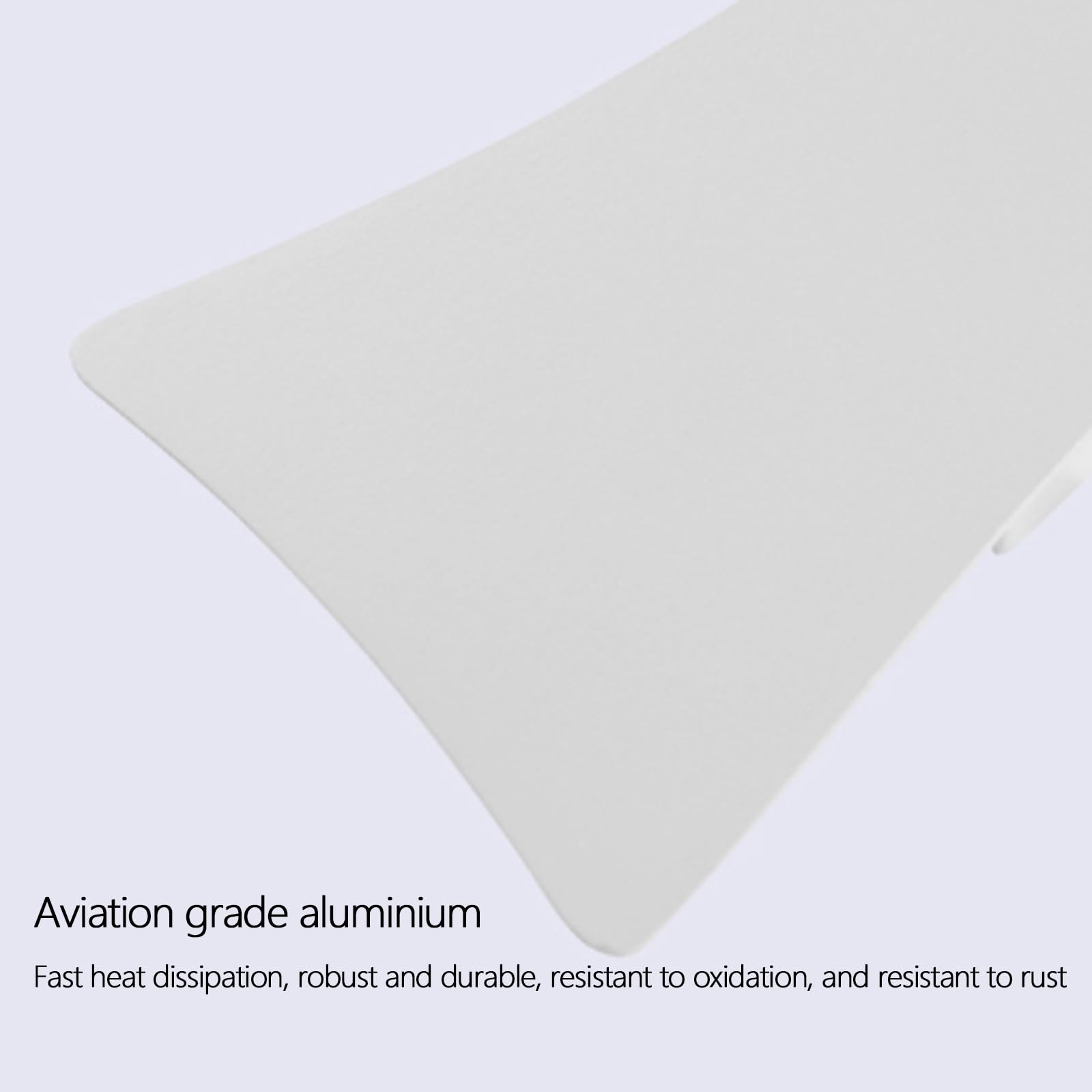 Moderno Alluminio Lampada da Parete LED Esterno IP65 Impermeabile Luce da Parete Nero/Bianco Minimalista Geometrico Design Applique da Parete Esterno/Interno per Giardino (B Bianco,Luce Neutra)