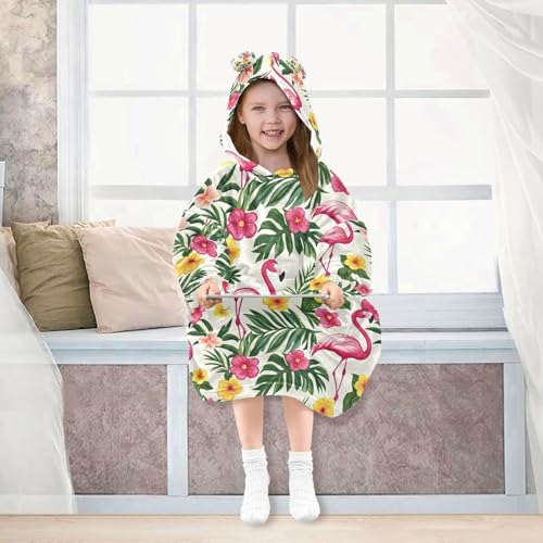 Couverture à capuche pour enfants surdimensionnée pour stopper le froid hivernal