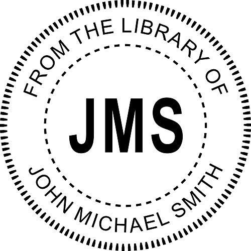 Custom Library Embosser I Multiple Designs I Personalize Your Books! (Design 5)