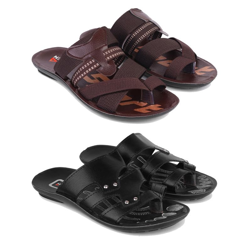 WINGSCRAFT Men's Rover Lightweight Comfortable| Slides|Clogs| Sandals with Adjustable Back Strap for Men Multicolor-Combo(AL)-3127-3125-picture-10