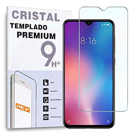 - Protector de Pantalla para XIAOMI MI 9 SE / Mi9 SE, Cristal Vidrio Templado Premium