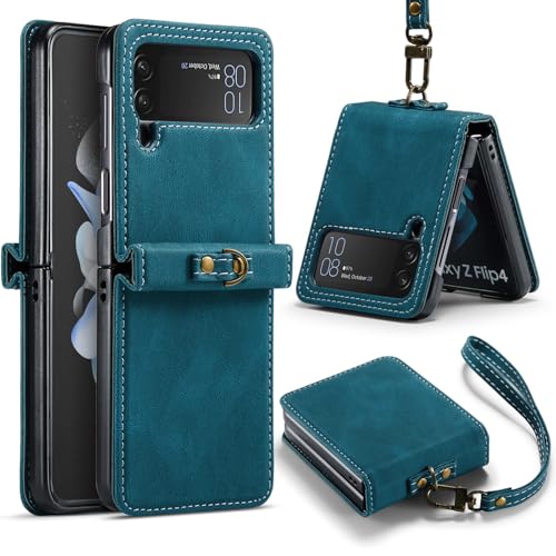 Coque Samsung Galaxy Z Flip 4 A01WDK UK bleu accessoire style urbain quotidien
