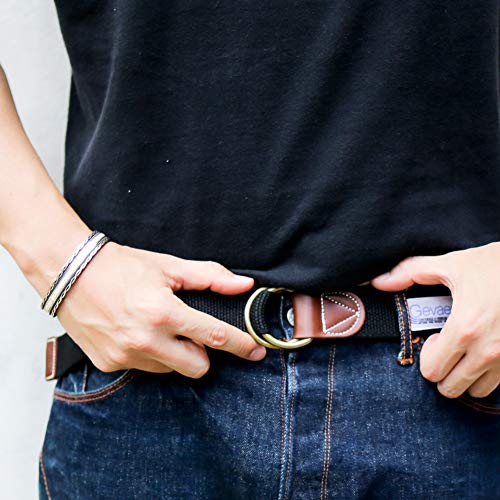 GEVAERT（ゲバルト）『別注栃木レザーダブルリングストレッチベルト』