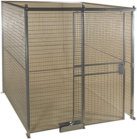 AK Quik-Fence Security Room - 12ft.W x 12ft.D x 8ft.H, 4-Sided, Model AKQWK121212-4