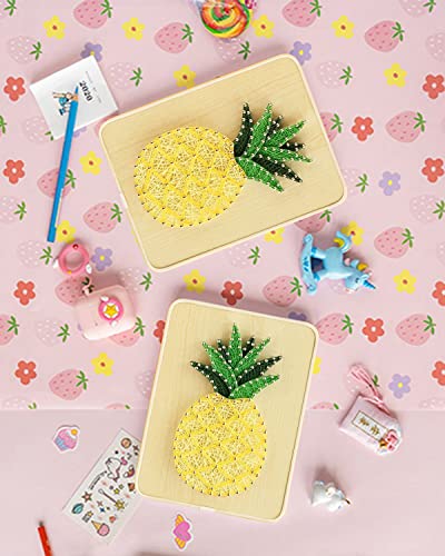 Image of DIY String Art Kit for Beginner, DIY Pineapple Craft Kit,Unique Gift,Craft Kit for Holidays
