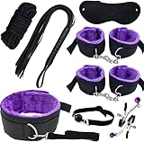 Sex Tie Downs Under Mattress for King Bed Restraints Kit for Couples Bondage Restraints Spreader Bar Blindfold and Hand Ties Sex Hand Cuff for Couples Queen Size Bed Straps Adult Play Toys Sweater E7