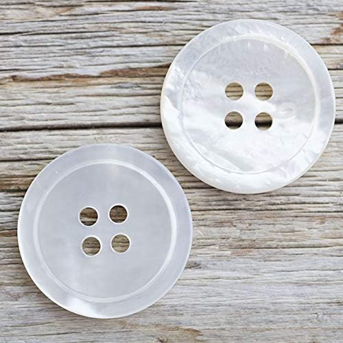 白蝶貝 貝ボタン 4穴30mm 10個セット 品多く 白蝶貝 貝ボタン 4穴30mm 10個セット 品多く