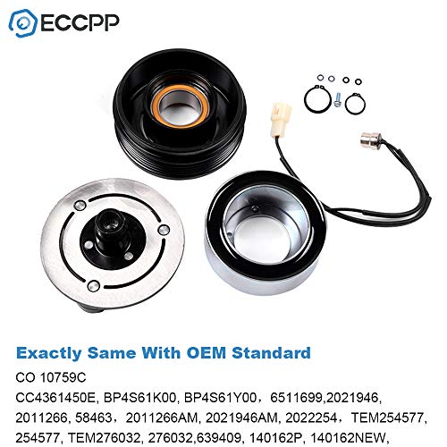 Image of ECCPP AC Compressor Clutch 2004-2009 for Mazda 3 2.0L 2.3L