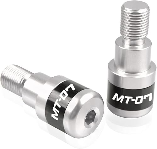 Miniatura 6 de MT-07 para Yamaha MT07 FZ07 Mt-07 Fz-07 2014-2019 2020 2018 2017 2016 2015 78 "0.866 in Manillar extremos agarres deslizantes extremos de la barra