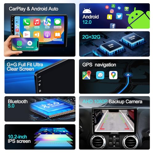 Image of Car Radio Stereo for Jeep Wrangler JK