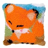 LUBOTS Latch Hook Kits Cushion Cover Rug Making Kits DIY for Kids/Adults with Printed Canvas Pattern 17