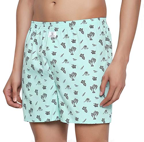 Image of Longies Cotton Regular Printed Men Inner wear (Pack of 3) (LGBOXPO3V005 White,Yellow,Blue M)