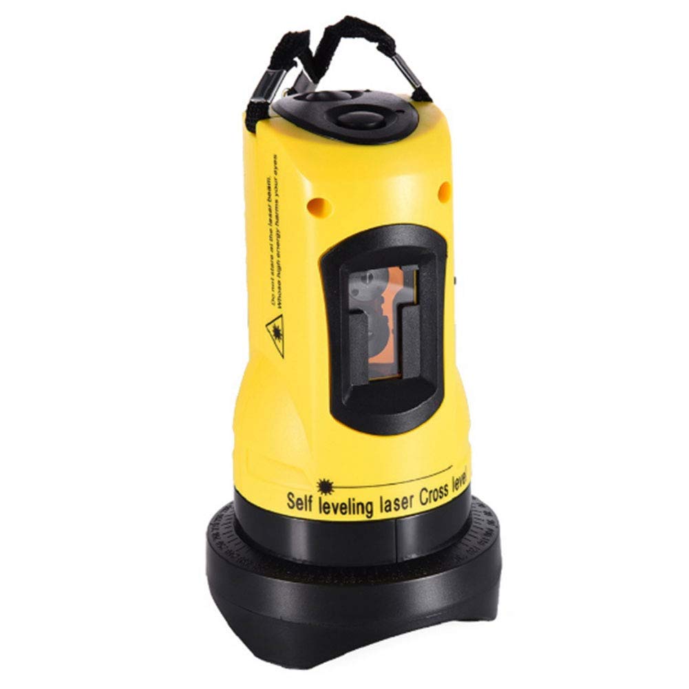 Kit Livella Laser a linee incrociate auto-livellante, 2 linee livella laser orizzontale e verticale, portata interna di 30 metri, Precisione ± 1mm / 1m