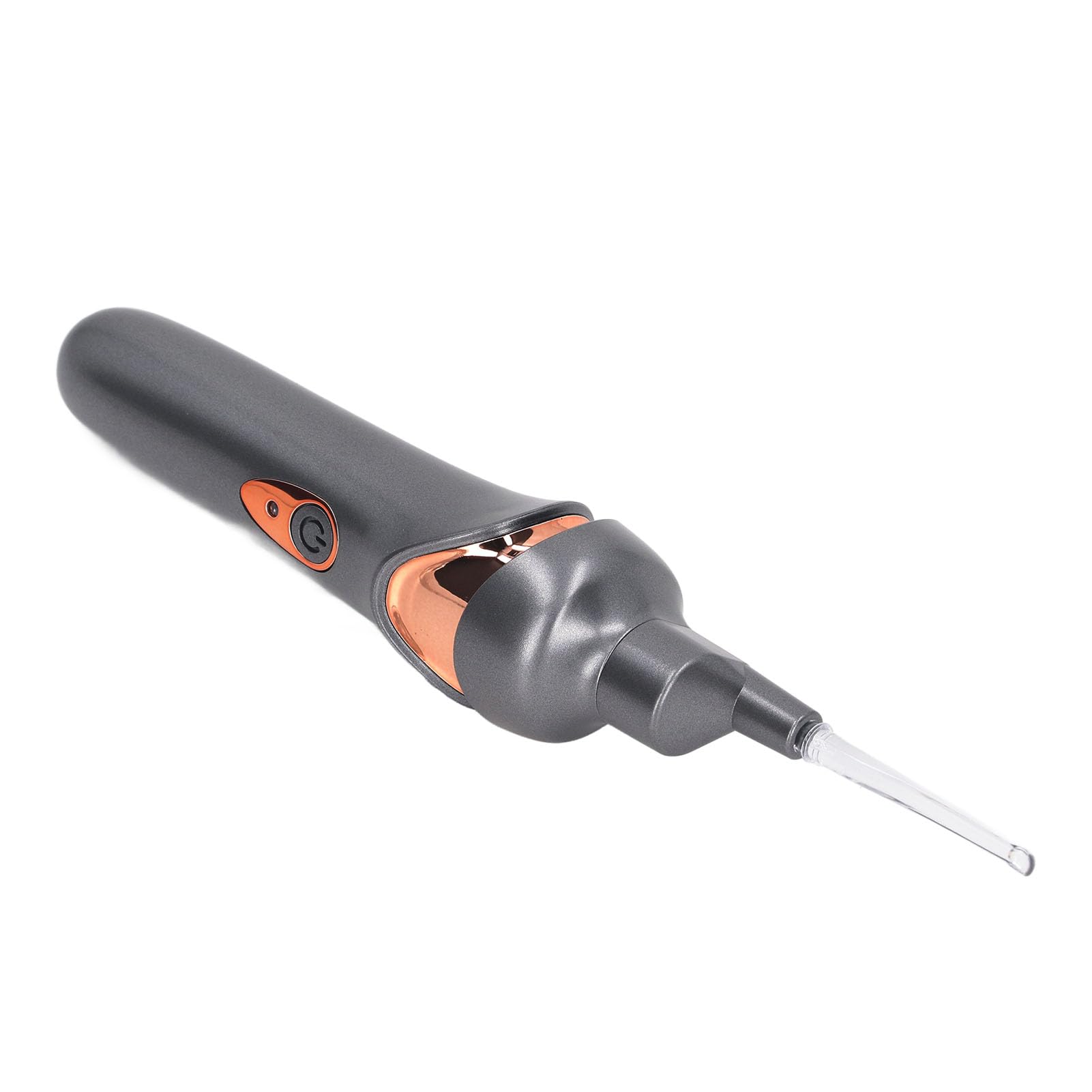 Jiawu Dispositivo eléctrico de succión de oídos, aspiradora eléctrica portátil Limpiador de oídos Limpiador de oídos Removedor de Cerumen con luz LED para eliminación de Cerumen (Negro)