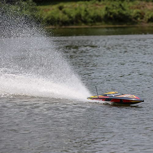 pro boat sonicwake v2 3634 self-righting brushless rc boat deep-v rtr batteries and charger not inccuded black prb08032v2t1