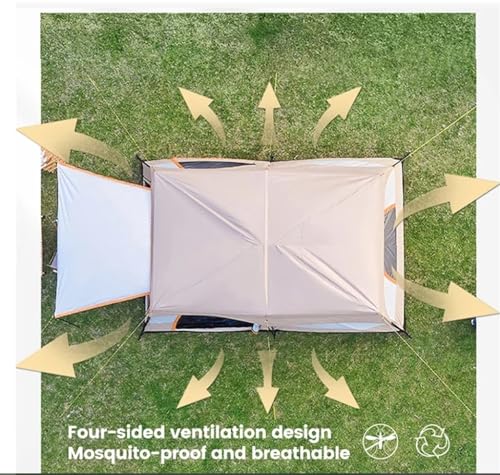 Carpa Familiar para Camping 2 Personas Resistente a la Lluvia miniatura 3