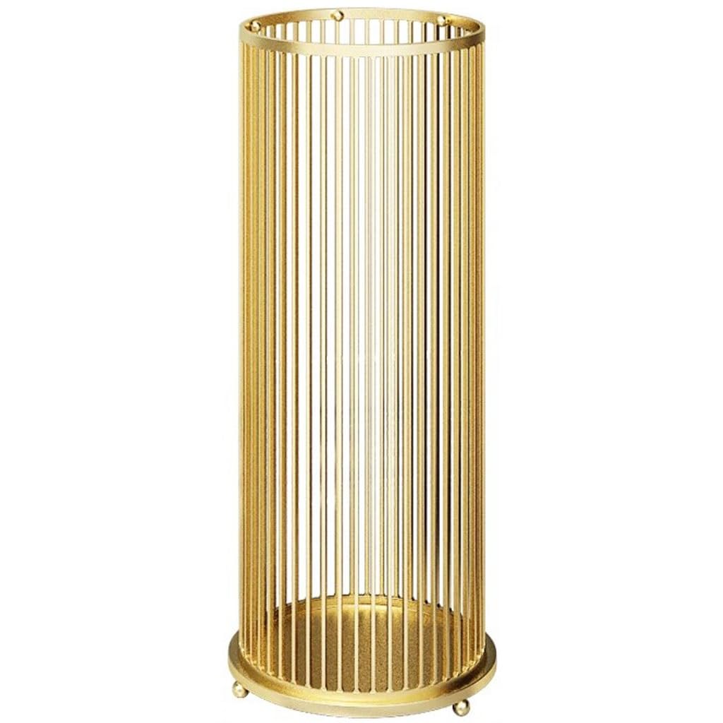 DFGHNBVC Luxury Gold Umbrella Stand Rack - Large Capacity Indoor Holder For Office Corridor - Stylish Floor-Standing Nizer