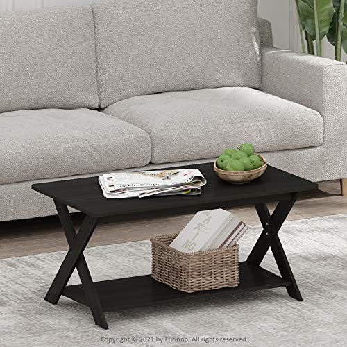 Image of FURINNO Modern Simplistic Coffee Table, Espresso