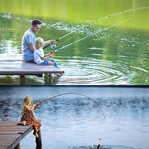 image for AGOOL Fishing Bobbers Set Snap Hard ABS on Red/White Fishing Floats Bo