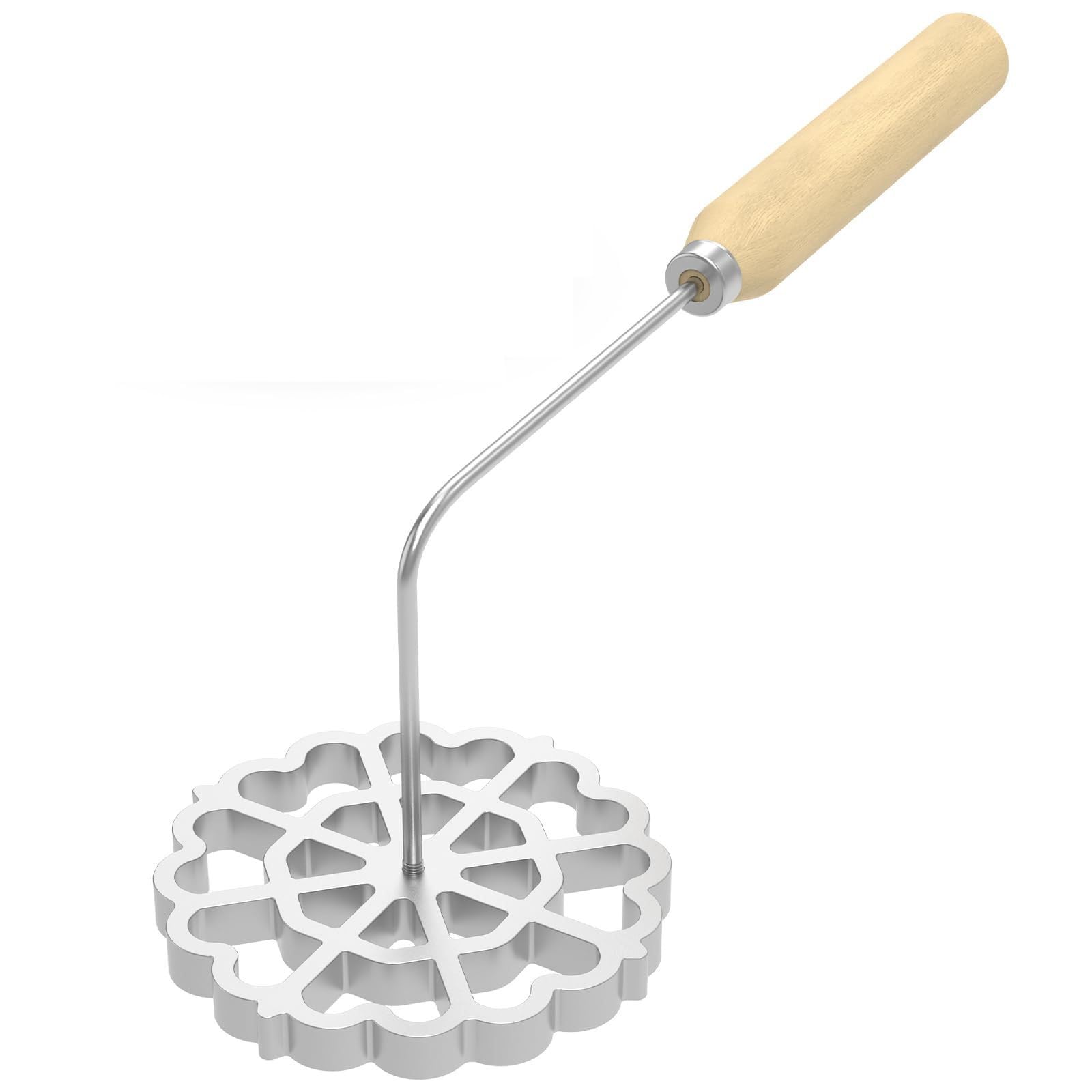 Buxuaaaa Detachable Rosette Maker with Wood Handle Detachable Rosette Maker Versatile Frying Tools Perfect for Baking and Cooking Bunuelos Mold