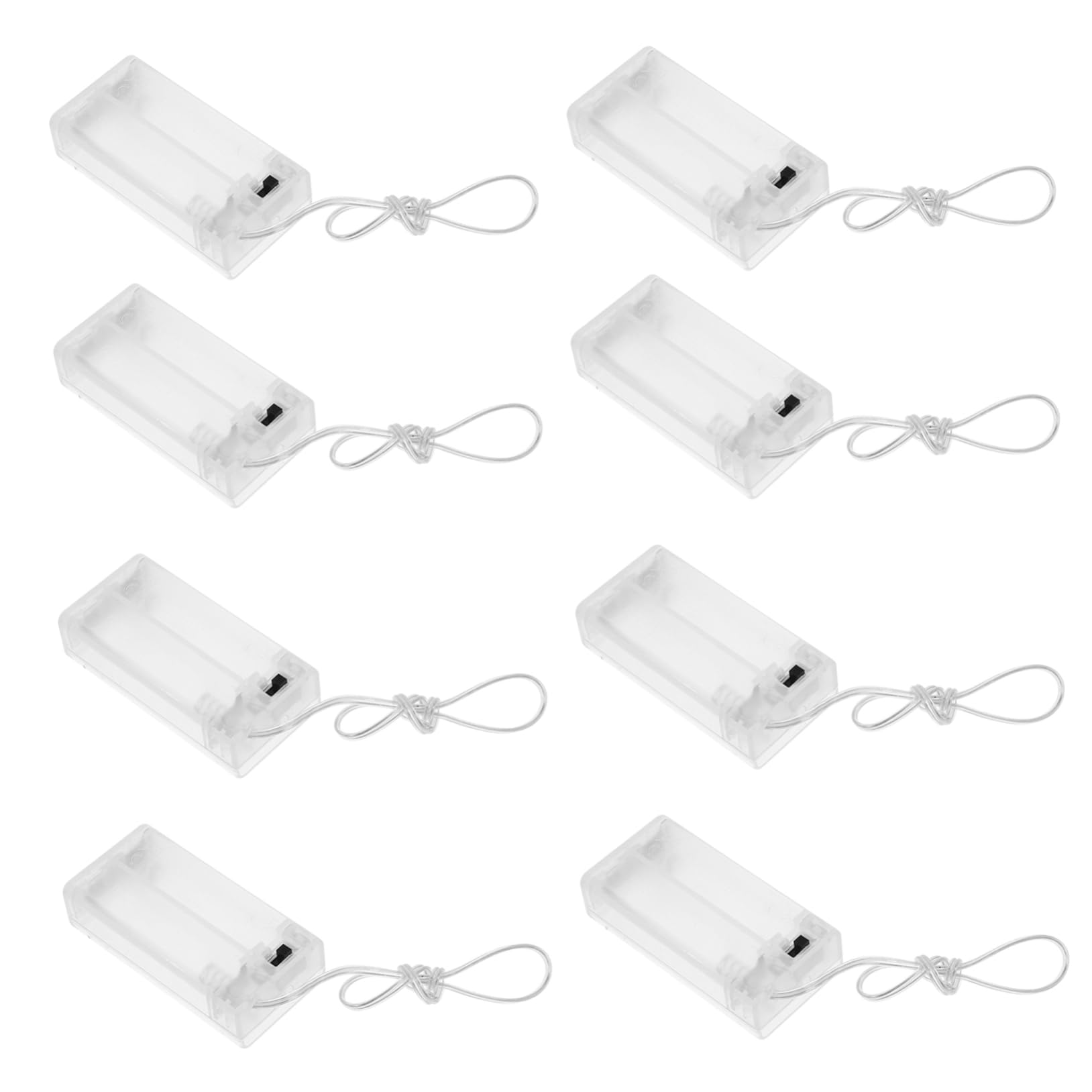 ifundom 5 Sätze Transparente Aa Batteriehalter Für Lichterketten Robuster Kunststoff Sicherer Verschluss Kompatibilität Für Und Außenbereich Praktisch Für Und Camping 10 Stück * 5