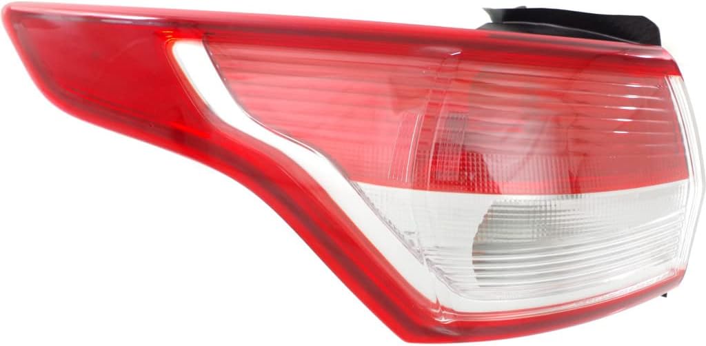 For Ford Escape 2013 2014 2015 2016 Tail Light Assembly Driver Side | Outer | Quarter Mounted | CAPA | Replacement For FO2800229, FO2800229C | CJ5Z13405E, CJ5Z13405B