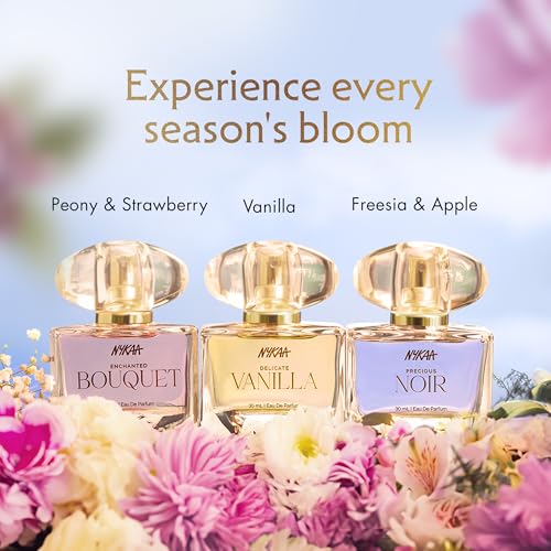 Image of Nykaa Delicate Vanilla Long Lasting Floral EDP | Perfume for Women | Day to Night Fragrance |Lily & Vanilla| Everyday Perfume for Her | Travel Friendly Size