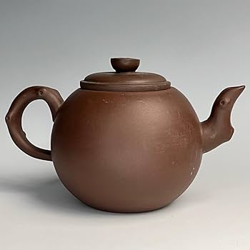 Amazon.co.jp: 花紫砂急須 茶道具 宜興 紫砂壷 朱泥 茶壺 急須