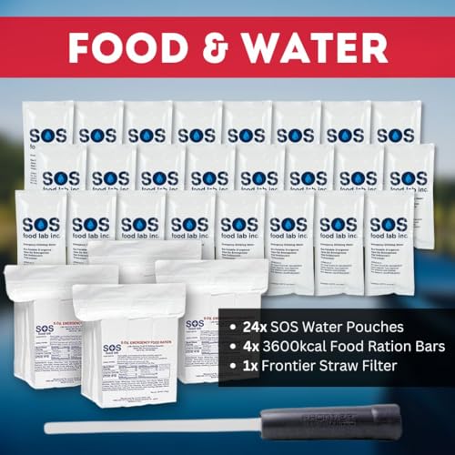 Essentials Complete Deluxe Survival Kit 2 & 4 Person | Bug-Out-Bag | Emergency Go Bag Kit for Wildfires, Hurricanes, and Other Natural Disasters - Image 4