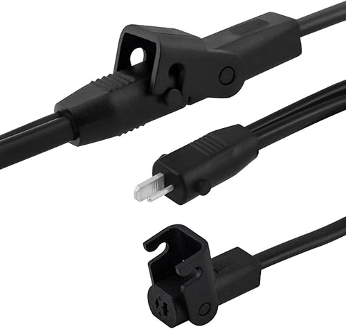 Miniatura 3 de STAIGO Cable de alimentación en Y, divisor de 2 pines, 2 motores a 1, fuente de alimentación para silla elevadora reclinable eléctrica utilizada