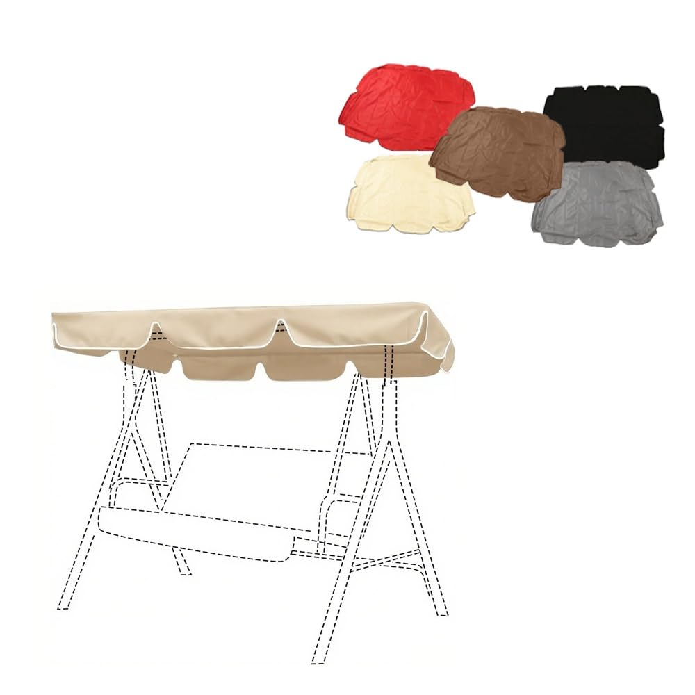 Toldo repuesto para columpio 190x132cm en beige