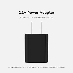 AILKIN USB MultiPort Charging Block, Wall Plug Station, Home Travel Charger Cube, Wall Charger Brick, Rapid Charging Adapter, Fast Android Charge Replacement for iPad/iPhone/iPod/for Samsung Box | USB AC Wall Charger Brick, Rapid Charging Adapter, Fa