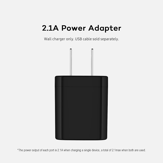 AILKIN USB MultiPort Charging Block, Wall Plug Station, Home Travel Charger Cube, Wall Charger Brick, Rapid Charging Adapter, Fast Android Charge Replacement for iPad/iPhone/iPod/for Samsung Box | USB AC Wall Charger Brick, Rapid Charging Adapter, Fa