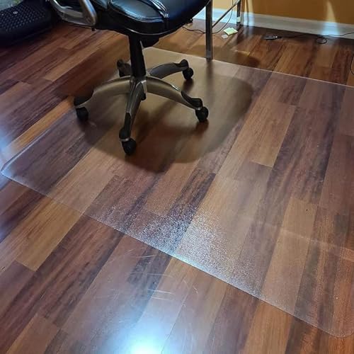 Tapis de protection de sol transparent pour chaise de bureau de 2mm d'épaisseur