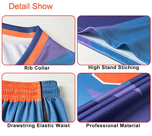 image for CustomYo Custom Basketball Team Uniform with Pocket Men,Youth,Kids Spo