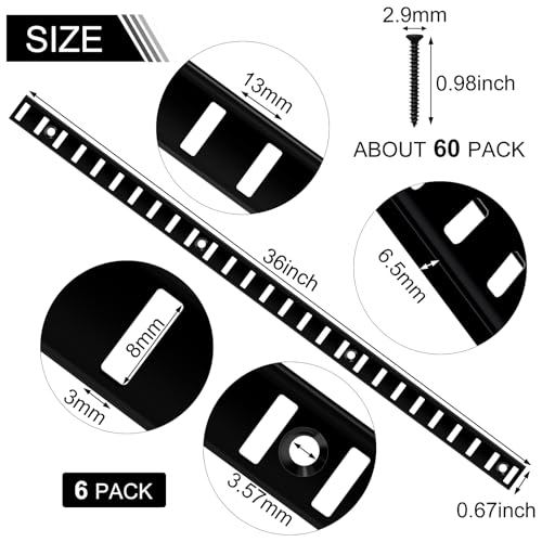 PROSLAT 13315K Ski Rack Designed for Slatwall, 8-Pack