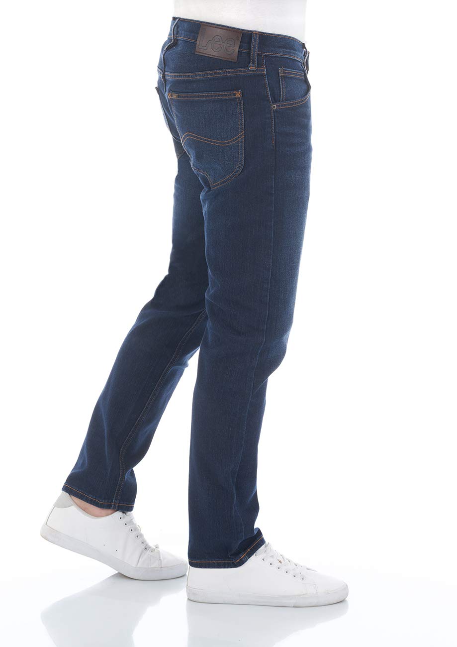 Lee Jeans Herren Stretch Regular Fit Daren Zip Fly Straight Fit Jeanshose