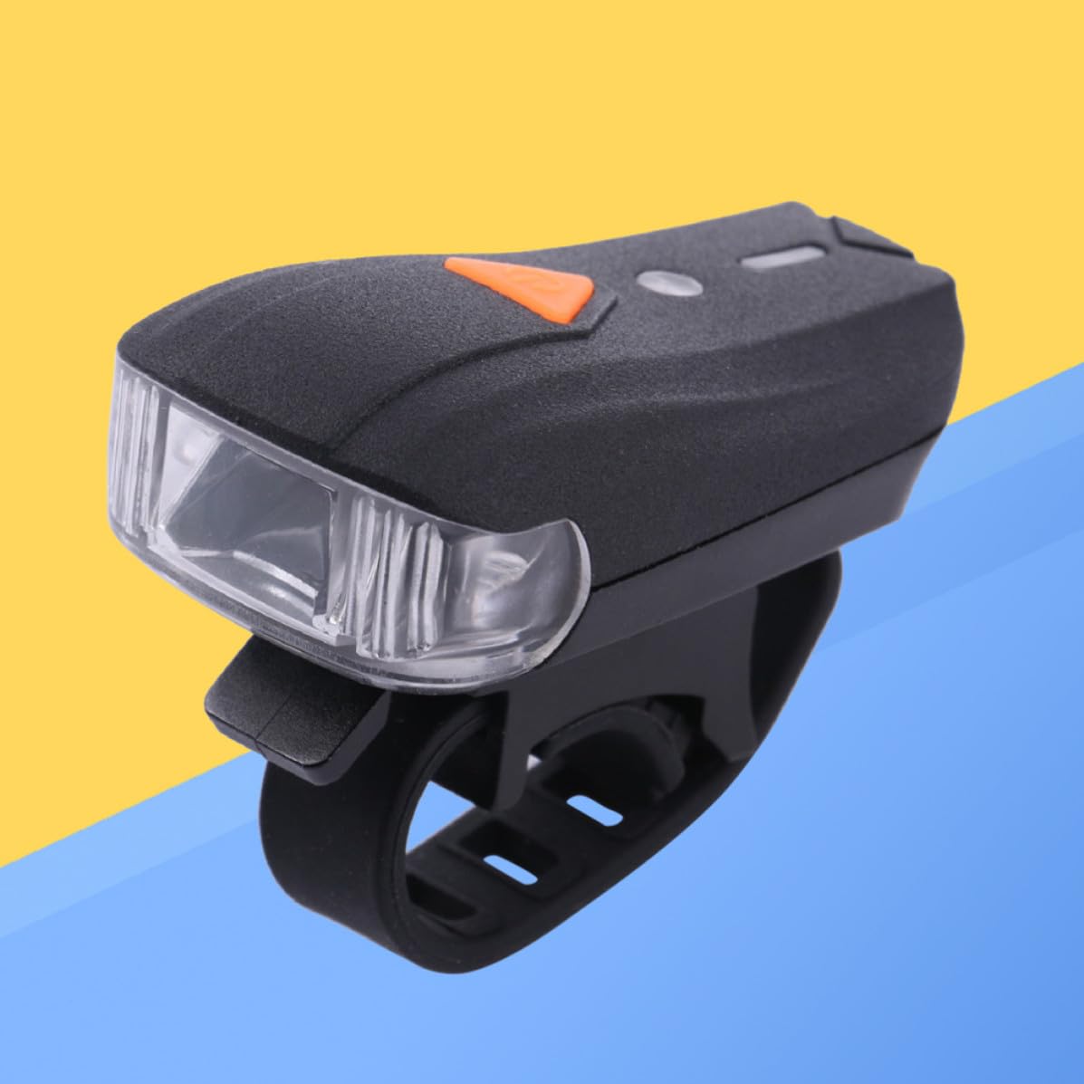 Juego de Luces para Bicicleta LED Recargable por USB, Negro | Plástico, 15lm 200lm 400lm, sin Cables, , para Conducción Nocturna y Clima Variable
