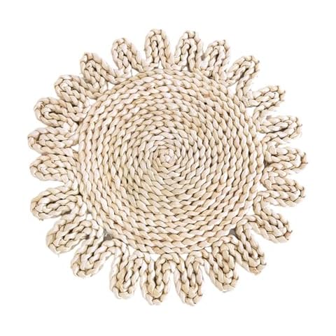 PURPLELILY Straw Weave Wall Decor Cover