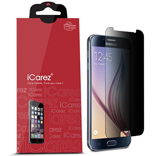 iCarez 4-Way Privacy Screen Protector for Galaxy S6, 1-Pack Anti-Spy